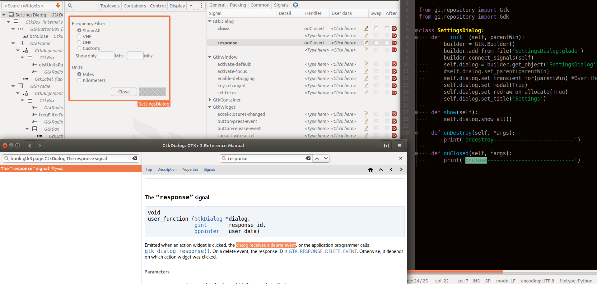 Building a Linux app part 8: Adding an options screen - How To Train ...